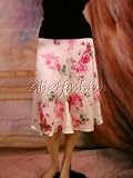 Dolce & Gabbana - $1350 DOLCE & GABBANA White Silk Stretchy Skirt 38 / 4