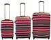 Produkt-Bild: Polycarbonat-ABS-Kofferset Trolley-Koffer-Set - 3-tlg. - XXL-Light - 4 Rollen - Dehnfalte - XXL - Volumen - Mexiko