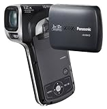 Panasonic HX-WA10EG-K Full HD Mobilkamera-Camcorder (16 Megapixel, 5-fach opt. Zoom, 6,9 cm (2,7 Zoll) Display, bis 3m wasserdicht) schwarz