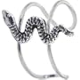 925 Sterling Silver SERPANT SNAKE Oxidized Toe Ring