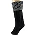 MICHAEL Michael Kors MK Rain Boots Sock Liners Black/Cream