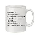 Time To Run Marathon Definition Mug