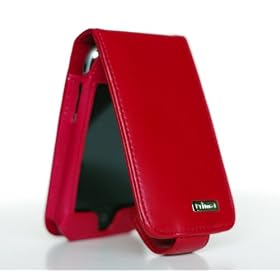 Click here to buy PRIMA SELECT Red Leather Flip Style case for iPhone 2G with clip by Prima Cases by Prima Cases, LLC.