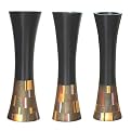 Copper Mango Wood Vases Collection