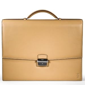 Buy Midsize Pasha De Cartier Beige Leather Briefcase: Beige Briefcase by Cartier
