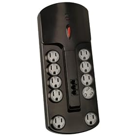 Coleman Cable 049268806 10-Outlet Computer Surge Protector with 4-Feet Cord by Coleman Cable