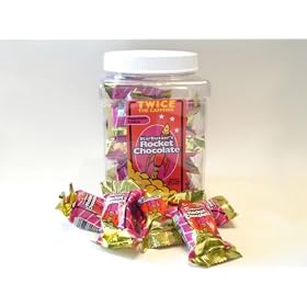 Peppermint Crunch Rocket Chocolate 25 Piece Container by Caffeine Crunch