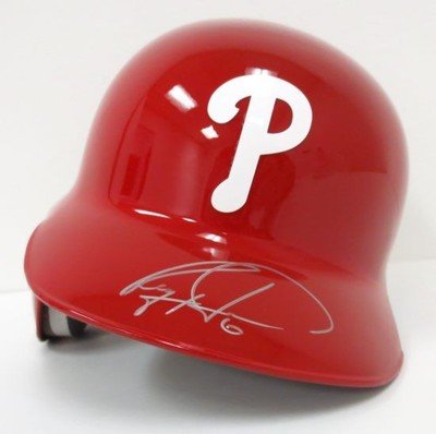 Ryan Howard Signed Full Size Philadelphia Phillies Batting Helmet SI at Amazon.com