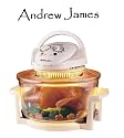 Andrew James 12 LTR Deluxe Halogen Oven Cooker Includes 36 Delicious Recipes + 12 Month Warranty