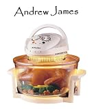 Andrew James 12 LTR Deluxe Halogen Oven Cooker Includes 36 Delicious Recipes + 12 Month Warranty