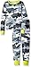 The Children's Place Big Boys' Long Sleeve Top and Pants Pajama Set, Camo/Fin Gray 65506, 10