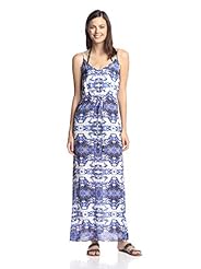 V-neck Rayon Beaded Embroidered  Dress