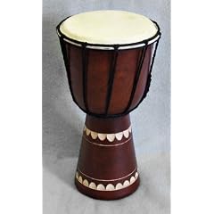 Afrikanische Trommel Gr�sse: ca 30 x 16,5 cm Djembe