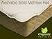 Wool mattress pad with Organic Cotton covering - Queen