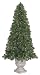 6.5' Potted Slim Olympia Pine Pre-Lit Artificial Christmas Tree - Clear Lights