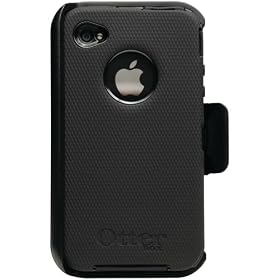 Buy OtterBox Universal Defender Case for iPhone 4 (Black Silicone & Black Plastic)