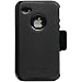OtterBox Universal Defender Case for iPhone 4 (Black Silicone & Black Plastic)