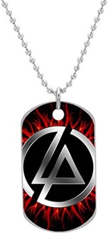Linkin Park Fire Custom OvaL Dog Tag (Large Size) Pet Tag Cat Animal Tag
