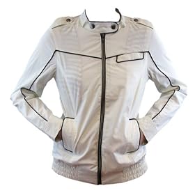 Buy Ben Sherman Amigo Off White Ladies Bomber Jacket by Ben Sherman