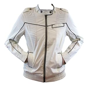 Buy Ben Sherman Amigo Off White Ladies Bomber Jacket by Ben Sherman