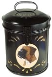 Boxer Biscuit Tin Dog Treat and Cookie Jar