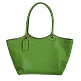 COACH BLEECKER LEATHER CARRYALL TOTE HANDBAG PALM GREEN 14483