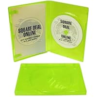 100 Empty Standard XBOX 360 Translucent Green Replacement Games Boxes / Cases #DVBR14XBOX