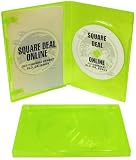 (10) Empty Standard XBOX 360 Translucent Green Replacement Games Boxes / Cases #DVBR14XBOX