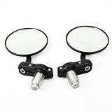 1 7 8 Universal Bar End Rear View Side Mirror For Motorcycle ATV Watercraft 