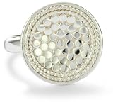 Anna Beck Designs "Gili" Wire Rimmed Dish Sterling Silver Ring, Size 8