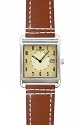 Colony - GHI 111 - Série Ghibli - Montre Mixte - Quartz Analogique - Cadran Beige - Bracelet Cuir Brun
