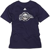 MLB Boy's Milwaukee Brewers Better Logo Short Sleeve Tee, Navy, Medium