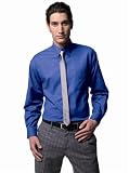 Russell Collection! Pflegeleichtes Langarm Oxford Hemd auch in Übergrößen Farbe aztec blue Größe 4XL