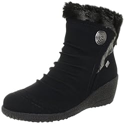 Rieker Y0363, Damen Stiefel, Schwarz (schwarz/granit 01), EU 38