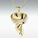 Wrapped in Love 14k Gold Vermeil Cremation Jewelry