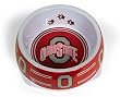 Ohio State NCAA Dog Food Water Bowl Large