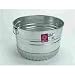 Galvanized Utility Bucket, 1 Bushel