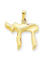 14k Chai Pendant