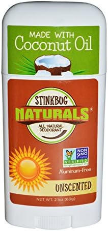 Stinkbug Naturals Unscented Natural Deodorant Aluminum Free No Parabans