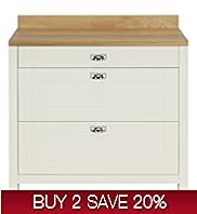 Fenchurch 3 Drawer Base Unit 100cm