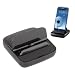 Samsung Universal Style Micro USB Desk Dock for Galaxy S3 - Chrome Blue