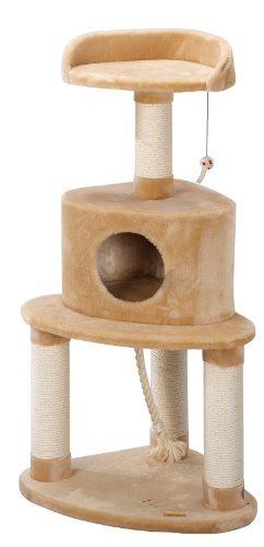 Europet Bernina 431-125144 Comfort Katzenkratzbaum Corner-Rope, 112 cm, beige Preisvergleich