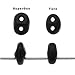 Czech Glass SuperDuo 2-Hole Seed Beads 5.5x3.5mm Jet Black (8 Grams)