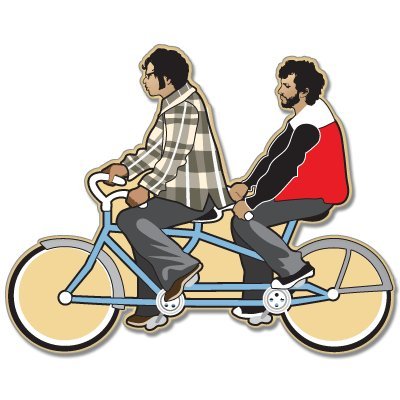 Flight of Conchords music sticker decal 5 x 3