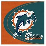 Miami Dolphins Lunch Napkins