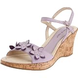 David Tate Womens Flower Ankle-Strap Sandal
