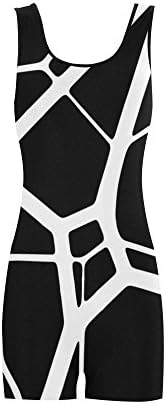 Find Arts Customized Black And White Line Art Classic One Piece Swimwear Swimsuit Bathing Suit Beachwear