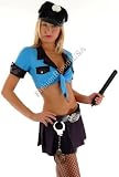 6Pc Frisky Officer Police Cop Sexy Holiday Party Costume