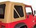Rampage Products 599615 Tinted Windows 87-95 Jeep Wrangler YJ, 3 piece kit, Denim Black