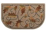 Bacova Hearth Rug - Metal Leaves.